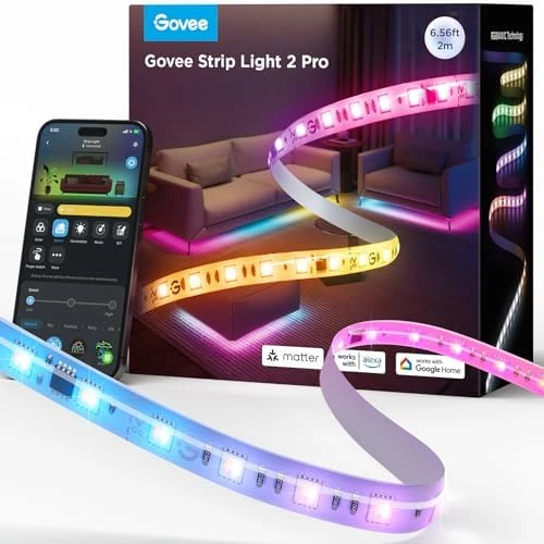 RGBWWIC Strip Light 2 Pro with Matter — LED Strip Lights, Govee