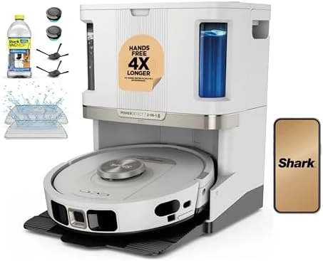 Robot Vacuum and Mop Combo — Robot Vacuum, Shark
