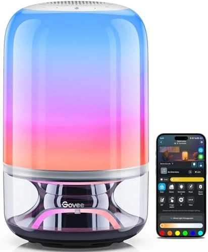 Smart Cordless Table Lamp with Speaker — Desk Lamp, Govee