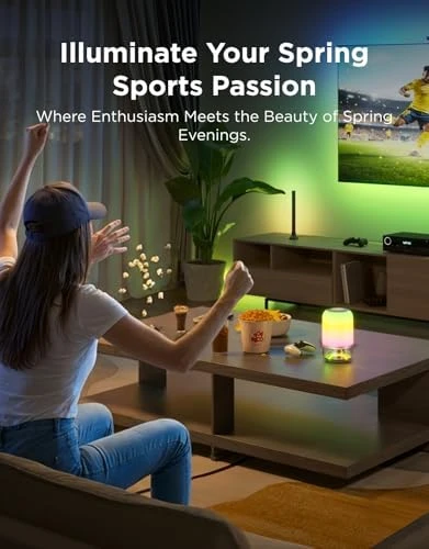 Smart Cordless Table Lamp with Speaker — Desk Lamp, Govee