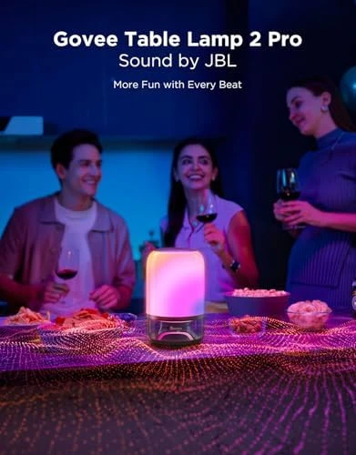 Smart Cordless Table Lamp with Speaker — Desk Lamp, Govee