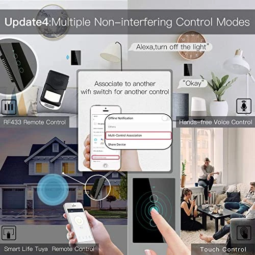 WiFi Smart Wall Light Switch — Smart Switch, MoesGo