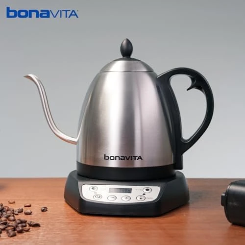 Digital Variable Temperature Gooseneck Electric Kettle — Electric Kettle, Bonavita