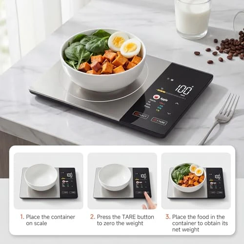 Dual Display Smart Food Scale with Nutritional Calculator — Smart Scale, WARMKEY
