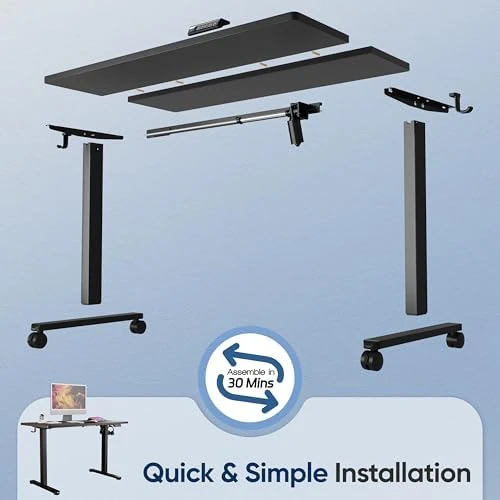 Electric Height Adjustable Standing Desk — Standing Desk, Monomi