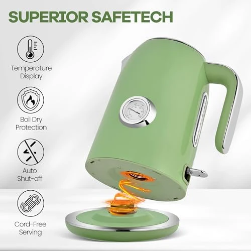 Electric Kettle with Temperature Gauge — Electric Kettle, Pukomc