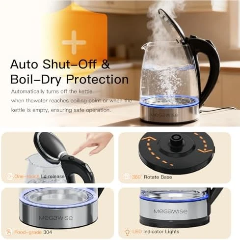 Electric Kettle — Electric Kettle, MEGAWISE