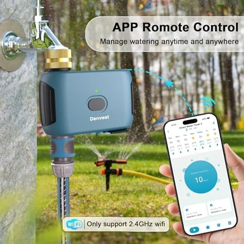 Water Timer with Brass Inlet — Irrigation System, Denvest