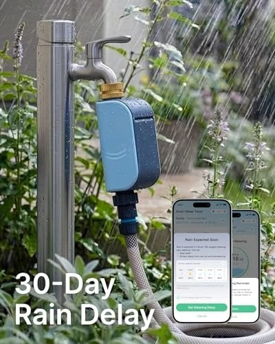 WiFi Water Timer for Garden Hose — Irrigation System, EZAIoT