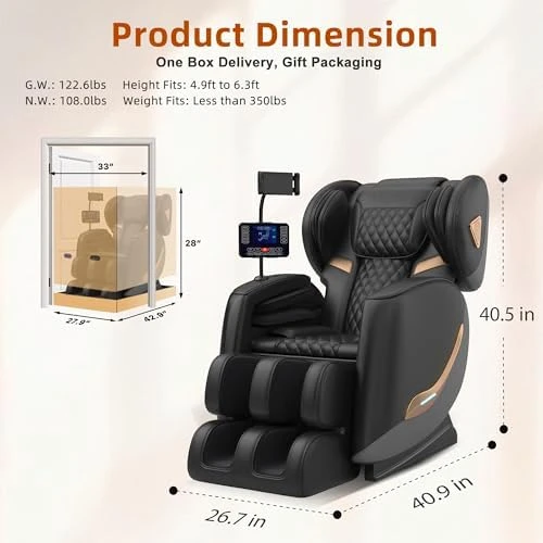 Zero Gravity Full-Body Shiatsu Massage Chair — Massage Chairs, GOLINYOUBIZ