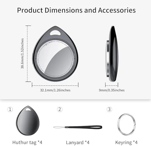 Bluetooth Tracker Tags — Dog GPS Tracker, QCOQ
