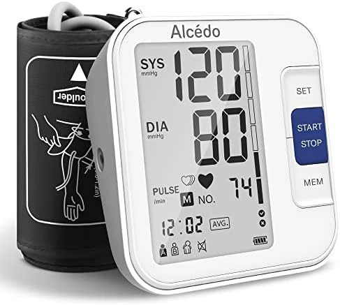 Automatic Digital Blood Pressure Monitor with Large Cuff — Blood Pressure Monitor, Alcedo