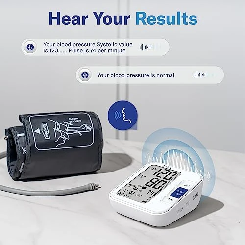 Automatic Digital Blood Pressure Monitor with Large Cuff — Blood Pressure Monitor, Alcedo