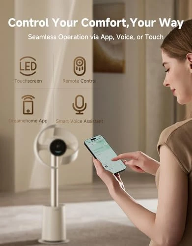 Bladeless Tower Fan — Smart Fan, Dreame