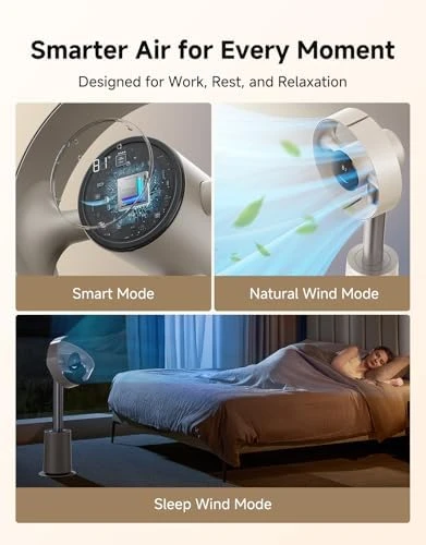 Bladeless Tower Fan — Smart Fan, Dreame