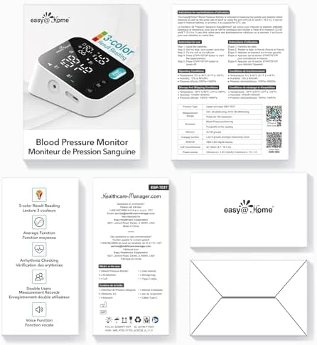 Blood Pressure Monitor — Blood Pressure Monitor, Easy@Home