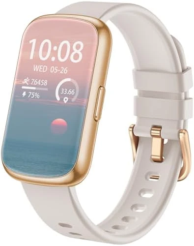 Fitness Tracker with Heart Rate, Blood Pressure, Blood Oxygen Monitor, Sleep Tracker, and Waterproof Design — Fitness Tracker, RLQA