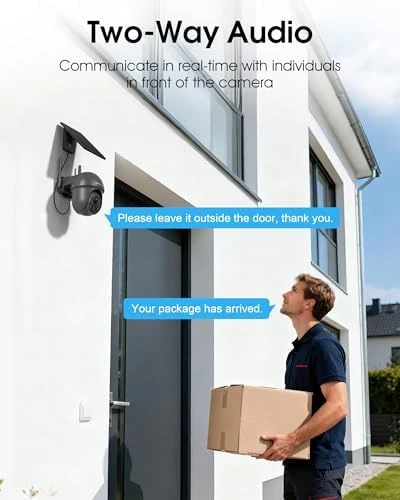 Outdoor Security Camera with Solar Panel — Security Camera, ARCCTV