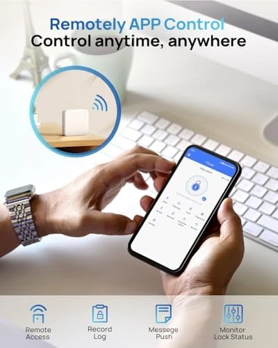 WiFi Smart Door Lock Set with Keypad and Fingerprint — Smart Lock, BlackSmith