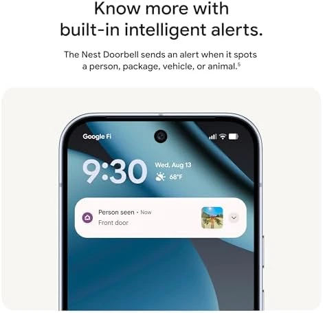 Wired Doorbell — Video Doorbell, Google