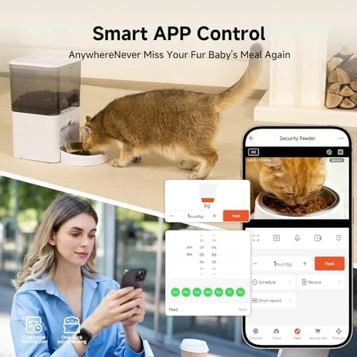 Automatic Pet Feeder with Camera — Automatic Pet Feeder, TENECUTE