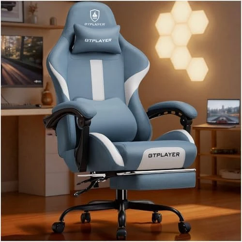 Gaming Chair with Foot Rest & Pocket Spring Cushion — Smart Chairs, GTPLAYER