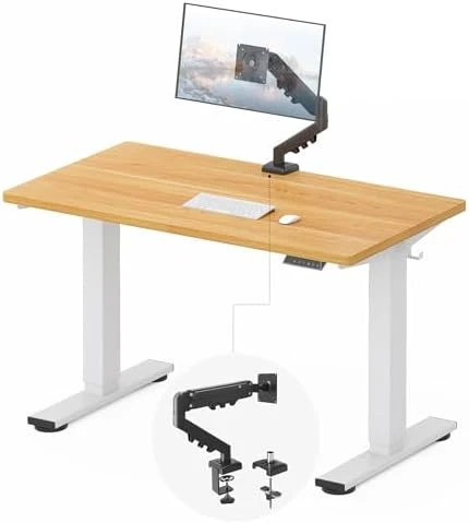 Whole-Piece Standing Desk with Clamp Power Strip — Standing Desk, FLEXISPOT