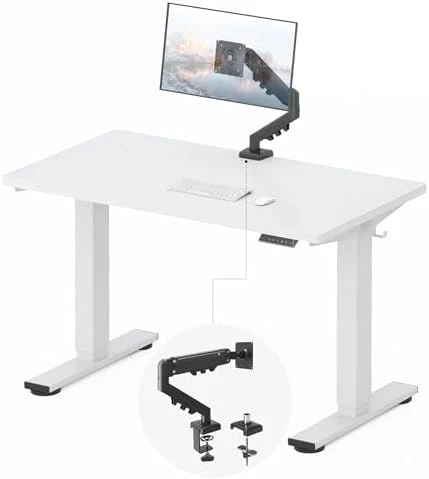 Whole-Piece Standing Desk with Clamp Power Strip — Standing Desk, FLEXISPOT