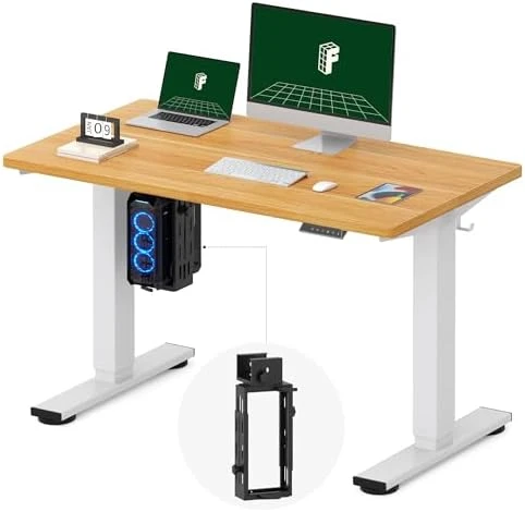 Whole-Piece Standing Desk with Clamp Power Strip — Standing Desk, FLEXISPOT