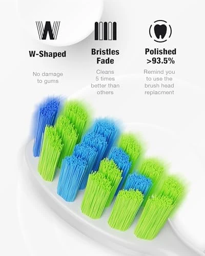 Sonic Electric Toothbrush with 6 Brush Heads — Electric Toothbrush, 7AM2M