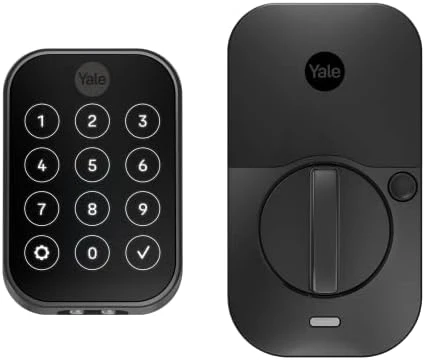 Assure Lock 2 Keypad with Wi-Fi Connect, Black Suede Deadbolt — Smart Lock, Yale