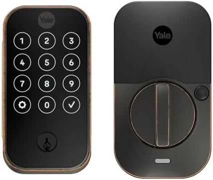 Assure Lock 2 Keypad with Wi-Fi Connect, Black Suede Deadbolt — Smart Lock, Yale