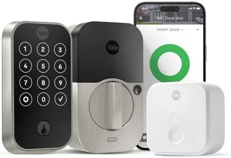 Assure Lock 2 Keypad with Wi-Fi Connect, Black Suede Deadbolt — Smart Lock, Yale