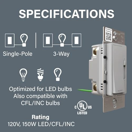 Dimmer Light Switch — Smart Switch, Legrand