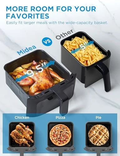 Dual Basket Air Fryer Oven — Air Fryer, Midea