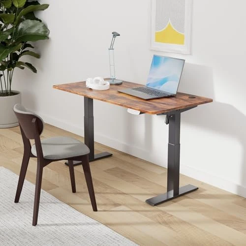 Electric Standing Desk, 48 x 24 Inches Height Adjustable Stand up Desk — Standing Desk, FEZIBO