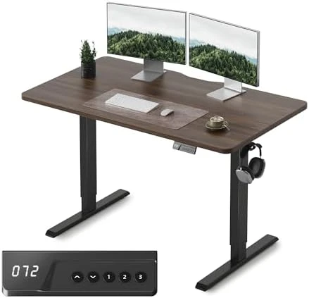 Electric Standing Desk, 48 x 24 Inches Height Adjustable Stand up Desk — Standing Desk, FEZIBO