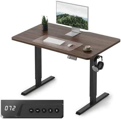 Electric Standing Desk, 48 x 24 Inches Height Adjustable Stand up Desk — Standing Desk, FEZIBO