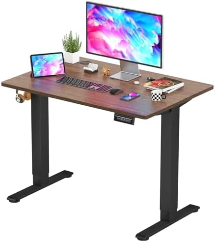 Electric Standing Desk with Headphone Holder and Memory Functions — Standing Desk, PayLessHere