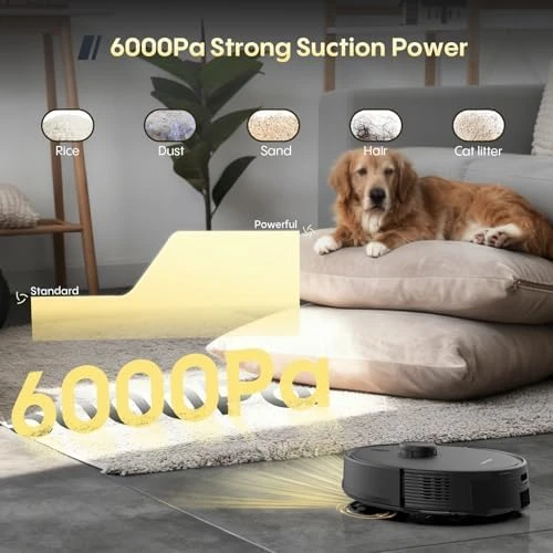 Self-Emptying Robot Vacuum and Mop Combo — Robot Vacuum, eitton