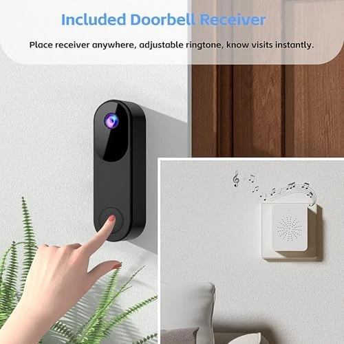 Video Doorbell Camera with Chime — Video Doorbell, UNXAI