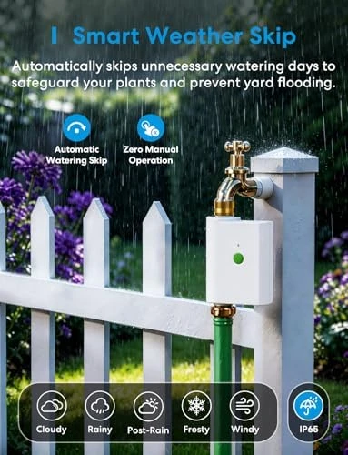 WiFi Water Timer for Garden Hose — Irrigation System, meross