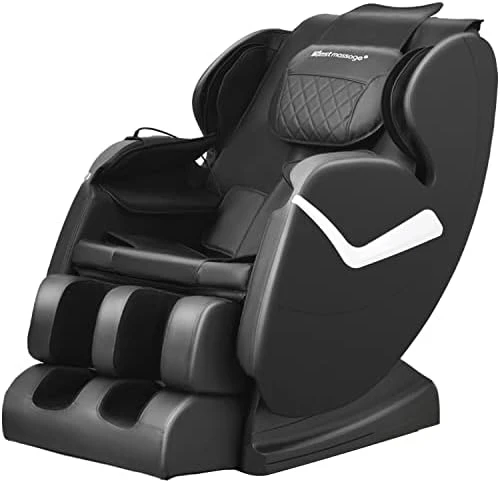 Zero Gravity Full Body Electric Shiatsu Massage Chair Recliner with Foot Rollers, Heat Therapy, and Air Massage System — Massage Chairs, BestMassage