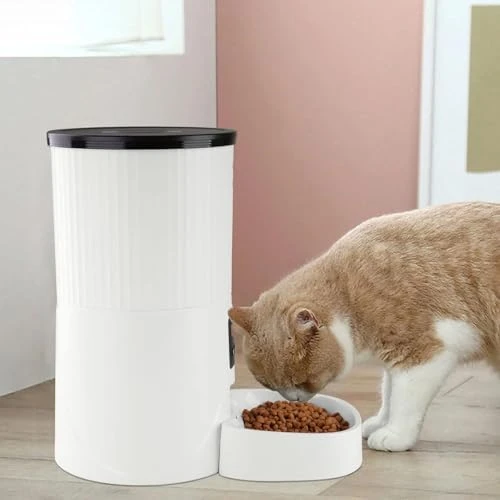 Automatic Cat and Dog Feeder with Voice Recorder — Automatic Pet Feeder, Elevon