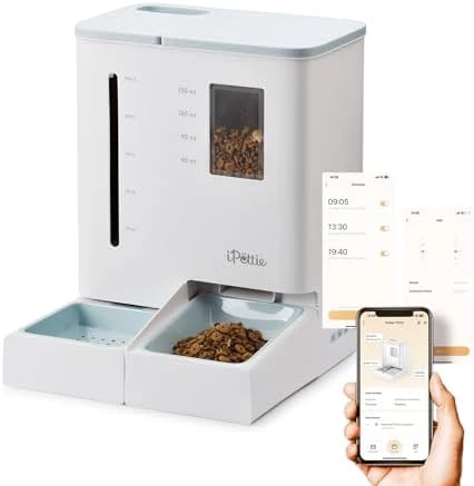 Automatic Feeder and Waterer 2-in-1 Set — Automatic Pet Feeder, iPettie