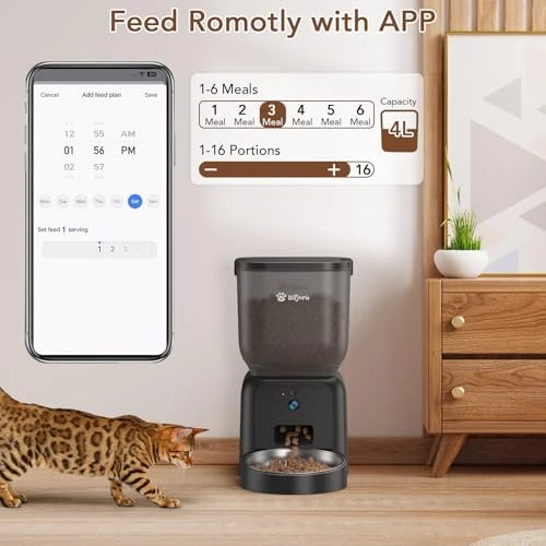 Automatic Pet Feeder with Camera and App Control — Automatic Pet Feeder, Olfjurk
