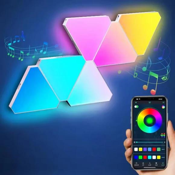 Triangle Quantum Light Panels — LED Strip Lights, Elfeland