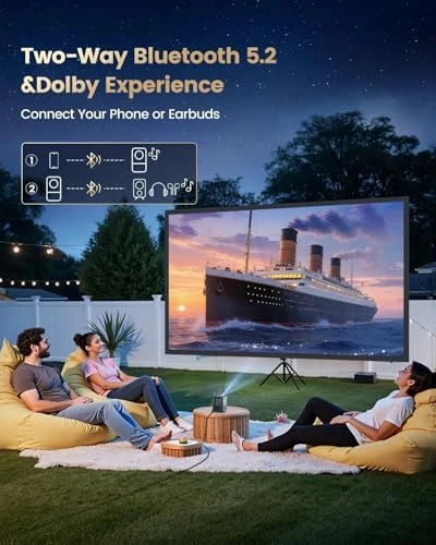 4K Portable Smart Projector with WiFi and Bluetooth — Smart Projector, WiMiUS