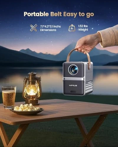 4K Portable Smart Projector with WiFi and Bluetooth — Smart Projector, WiMiUS