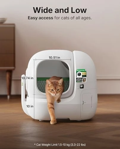 AI-Camera Self Cleaning Cat Litter Box — Self-Cleaning Litter Box, PETKIT
